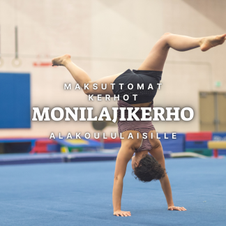 Monilajikerho - Akrobatia, ninjailu, parkour